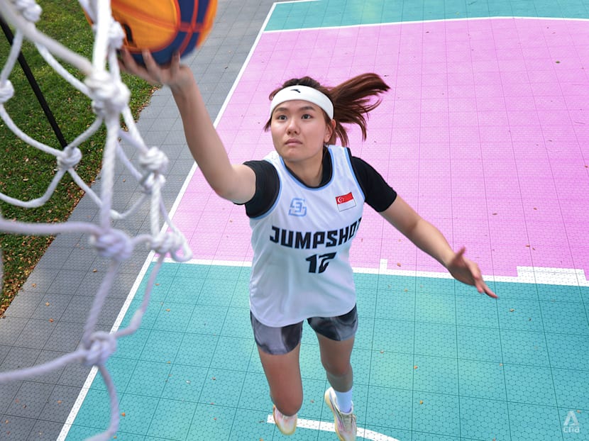 The girl who grew tall and turned pro in 3x3 basketball – without the usual pressure to succeed