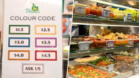 We Ordered Nasi Padang Using Hjh Maimunah’s New Colour-Coded Pricing System At The Food Court 