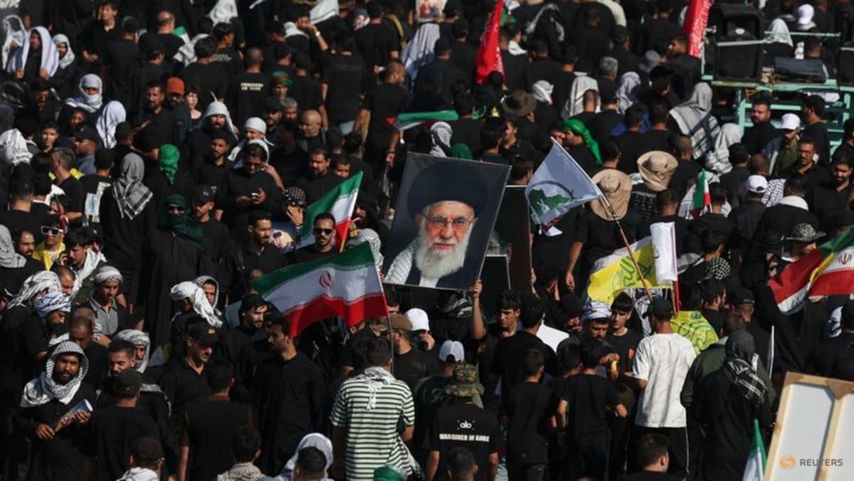 Vast crowds mourn Khamenei in Iraq's holy cities