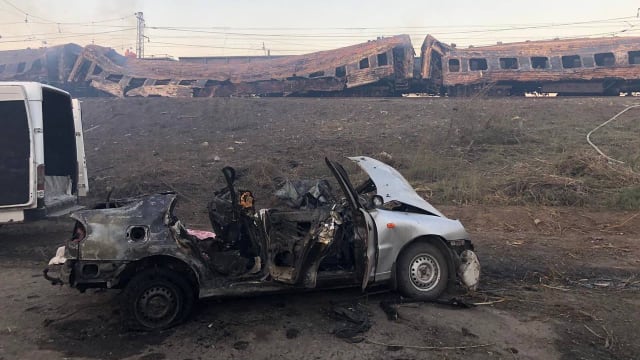 乌克兰指俄军攻击一火车站 造成22人亡