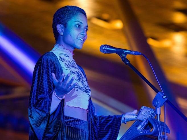 Jailed at 19 and now an award-winning poet, she asks for more compassion for inmates: ‘We are all human’