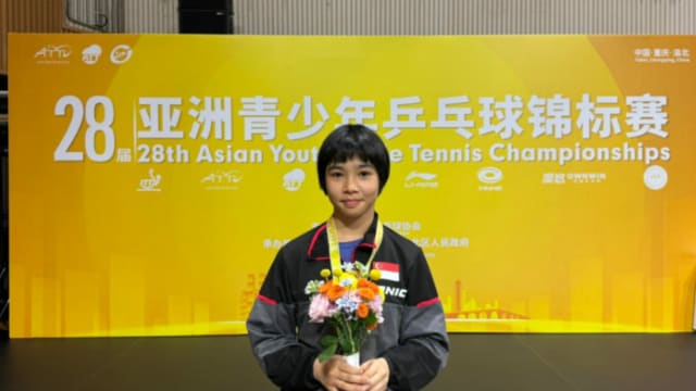 亚洲青少年乒乓球锦标赛：我国小将黎明映女子单打获铜牌