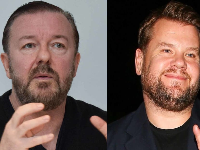 James Corden Says He "Inadvertently" Stole Ricky Gervais "Brilliant" Twitter Joke James Corden Says He "Inadvertently" Stole Ricky Gervais "Brilliant" Twitter Joke