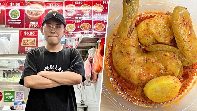Ex-Hotel Cook Who ‘Can’t Tahan’ Taking Orders Now Sells Granny’s Chicken Curry As Hawker At 1126 China Town