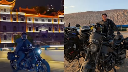 S'porean Is The First Foreigner To Ride His Own Bike In Chongqing's Viral Motorbike Trend, After Riding 8,000KM From Singapore To China