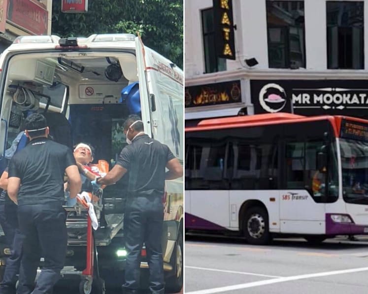 Commuter sustains serious injuries after SBS Transit bus driver applies emergency brakes