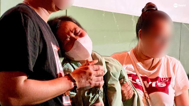 高文命案死者家属 从越南抵新哭别死者