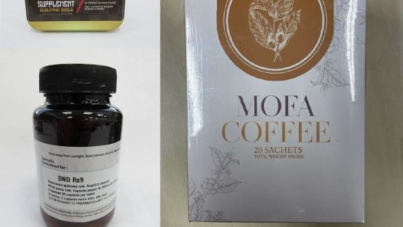 HSA issues warnings on 3 products, including one containing erectile dysfunction medicine; 2 men suffer adverse side effects