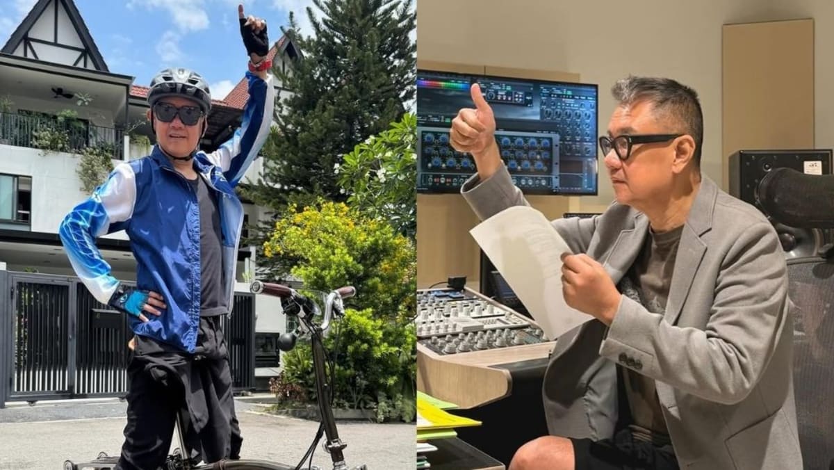 Local music producer Lee Si Song cycled 22km twice a week as recovery from a brain haemorrhage