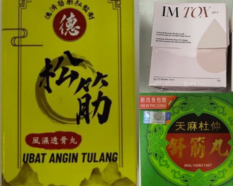 Three people suffer serious side effects after taking potent products for knee pain, slimming
