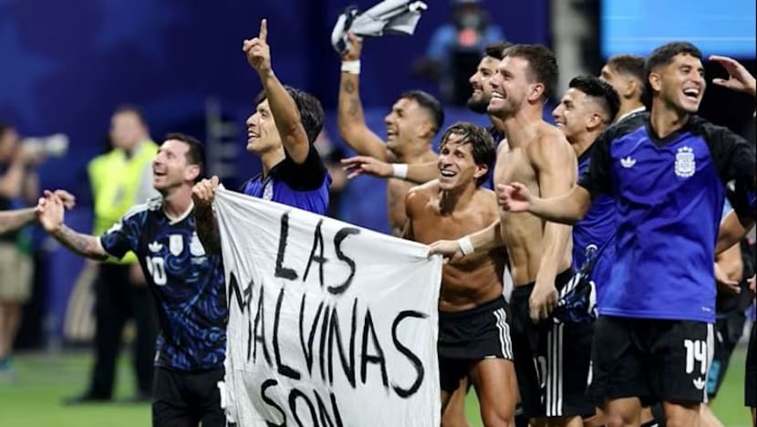 FIFA siasat pemain Argentina susuli insiden final Piala Dunia, kain rentang Kepulauan Falkland