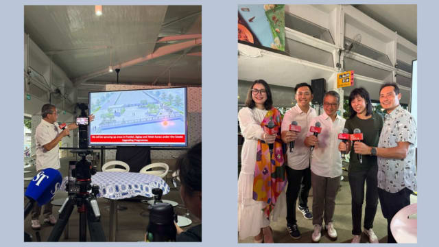 东海岸集选区人民行动党团队 推介新网站介绍区内发展计划