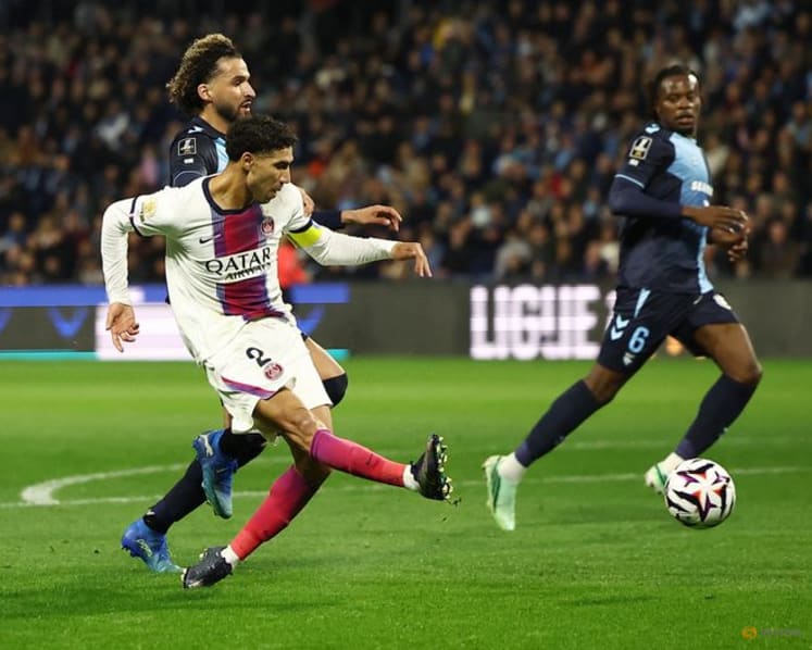 Hakimi hat-trick leads PSG to 5-1 win at Le Havre