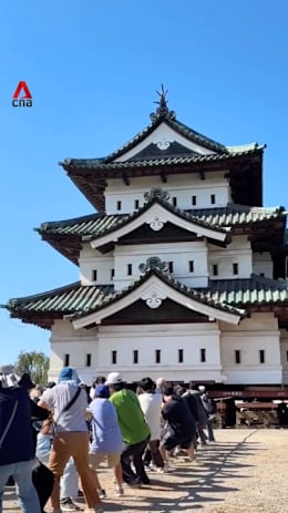Moving castle: 1,800 people work together to shift Japanese castle