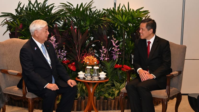 Singapore, Japan defence ministers discuss strengthening cooperation Singapore, Japan defence ministers discuss strengthening cooperation