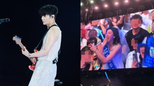 女歌迷穿白纱喊“男朋友”　李荣浩4字回应获赞“好男人”！