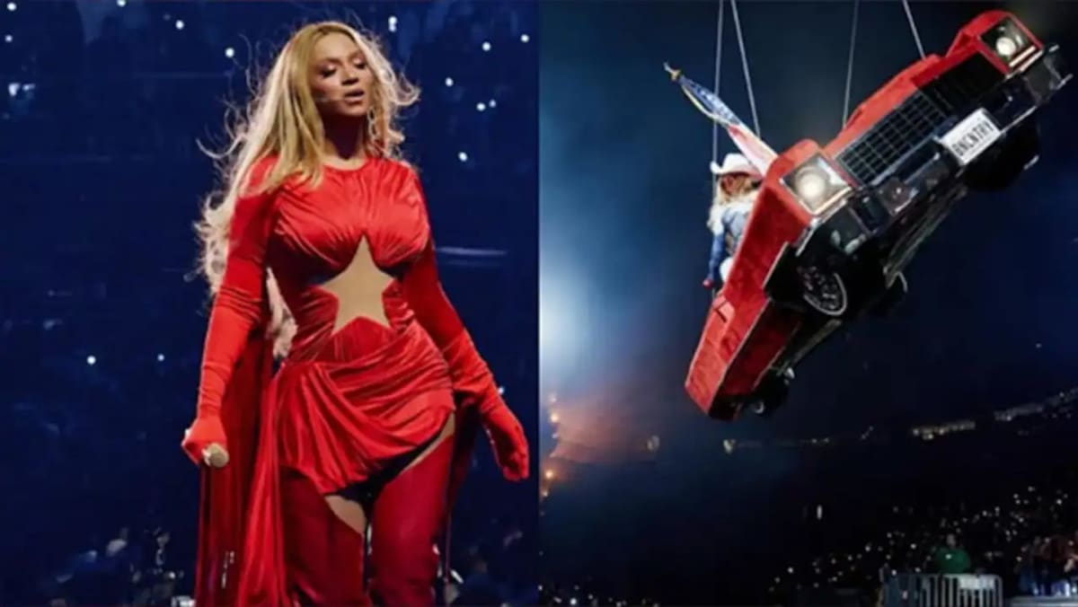 Beyoncé演唱会惊传意外,道具车空中倾斜险些翻覆! - vibes by 8world