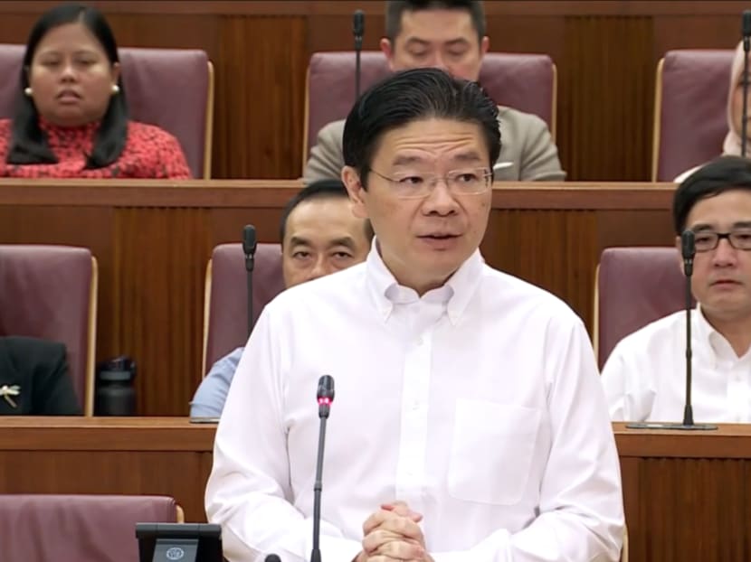 Deputy Prime Minister Lawrence Wong speaking in Parliament on Feb 7, 2024. Deputy Prime Minister Lawrence Wong speaking in Parliament on Feb 7, 2024.