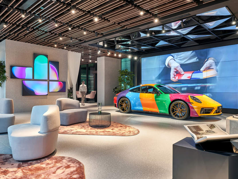 The new Porsche Studio Singapore has the first-ever Cafe Carrera in the world