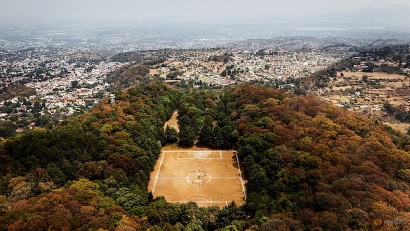 In Mexico, soccer is played wherever space permits
