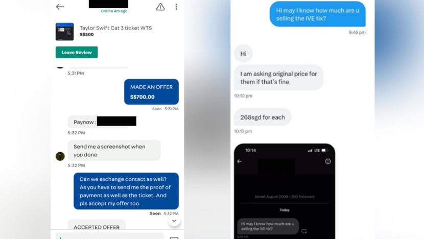 At least S$480,000 lost in concert ticket scams since January, over 460 in Singapore cheated At least S$480,000 lost in concert ticket scams since January, over 460 in Singapore cheated