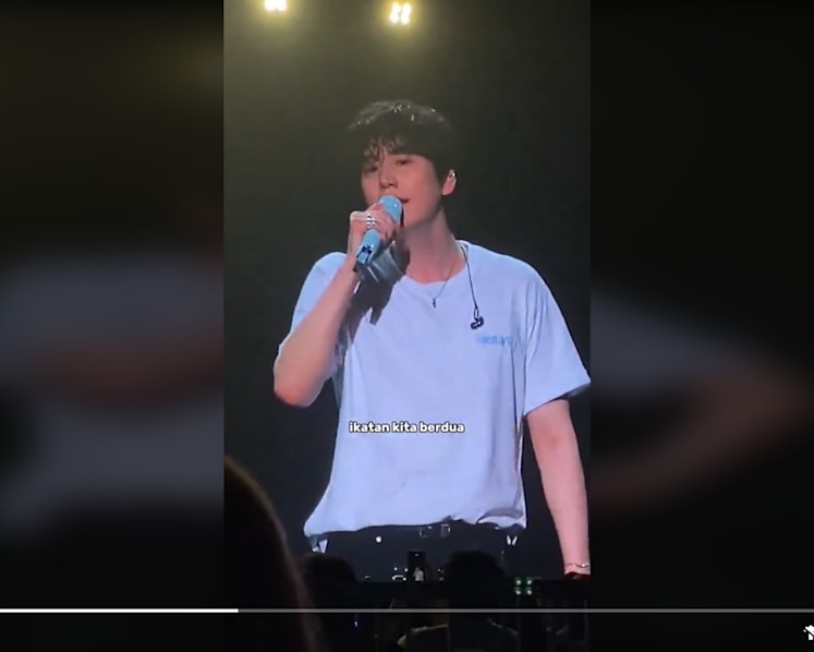 Super Junior's Kyuhyun sings fluently in Malay during Kuala Lumpur concert