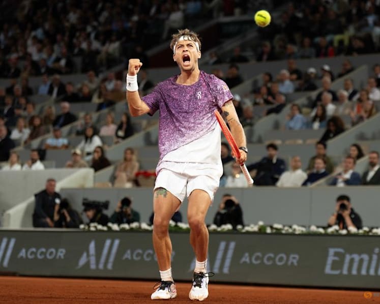 Cobolli taps Nadal shower power in superstitious French Open run