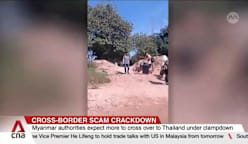 Scam crackdown: More than 600 flee from Myanmar compound during raid, cross into Thailand 