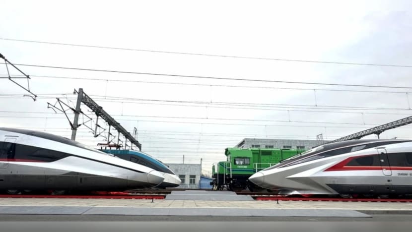 China unveils prototype of world’s fastest high-speed train, with speeds of up to 450kmh