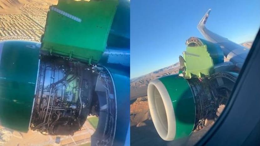 Penutup enjin pesawat AS tercabut, penumpang panik: Laporan