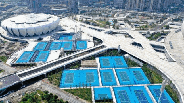 亚运场馆颜值与环保兼具 结合古今江南山明与水秀 