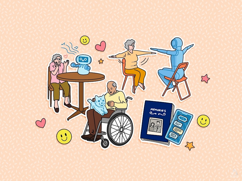 Meet the robot cats, companions and AI tools transforming the way Singapore looks after seniors