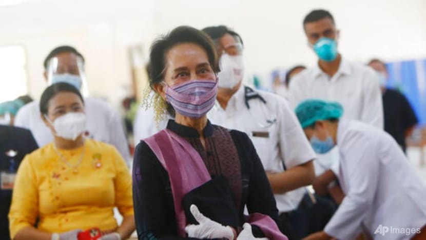 Myanmar health workers receive first COVID-19 vaccinations