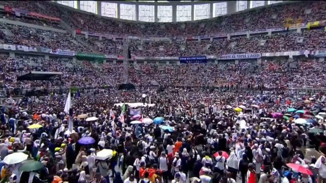 印尼政党全力备战总统选举 最后造势拉拢中间选民