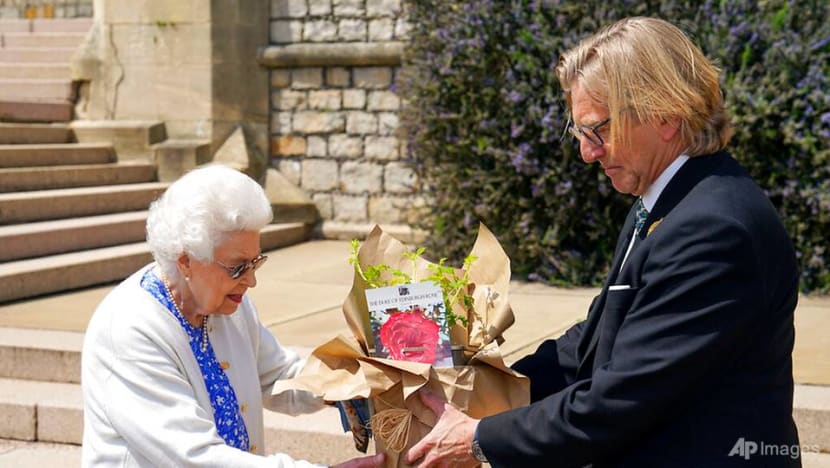 Queen Elizabeth marks late husband's 100th birthday with new rose
