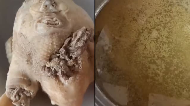 中国男子给阳性妻补身 一锅鸡汤熬出大便