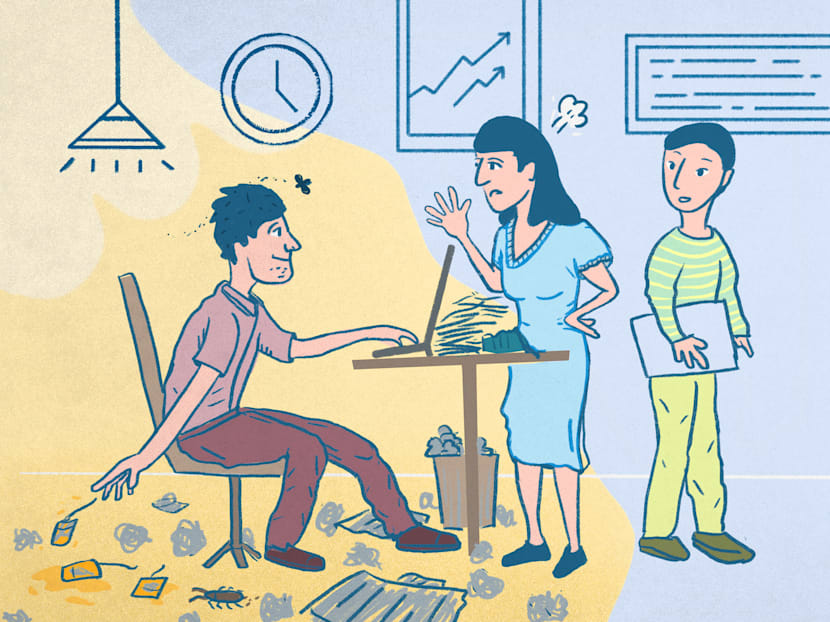 Here's why you can never run away from filthy colleagues