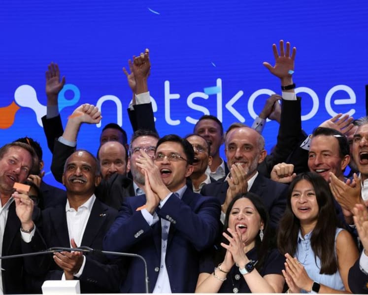 Cybersecurity firm Netskope notches $8.8 billion valuation as shares jump in Nasdaq debut