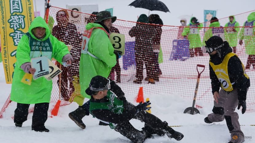 Frosty face-off: Over 120 teams throw down in epic Japanese snowball tournament Frosty face-off: Over 120 teams throw down in epic Japanese snowball tournament