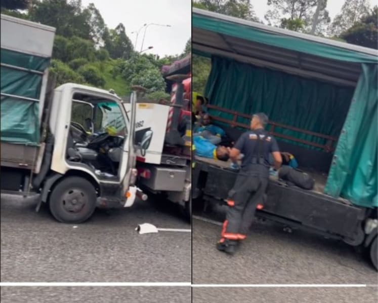26 men taken conscious to hospitals after 3-lorry accident along KJE