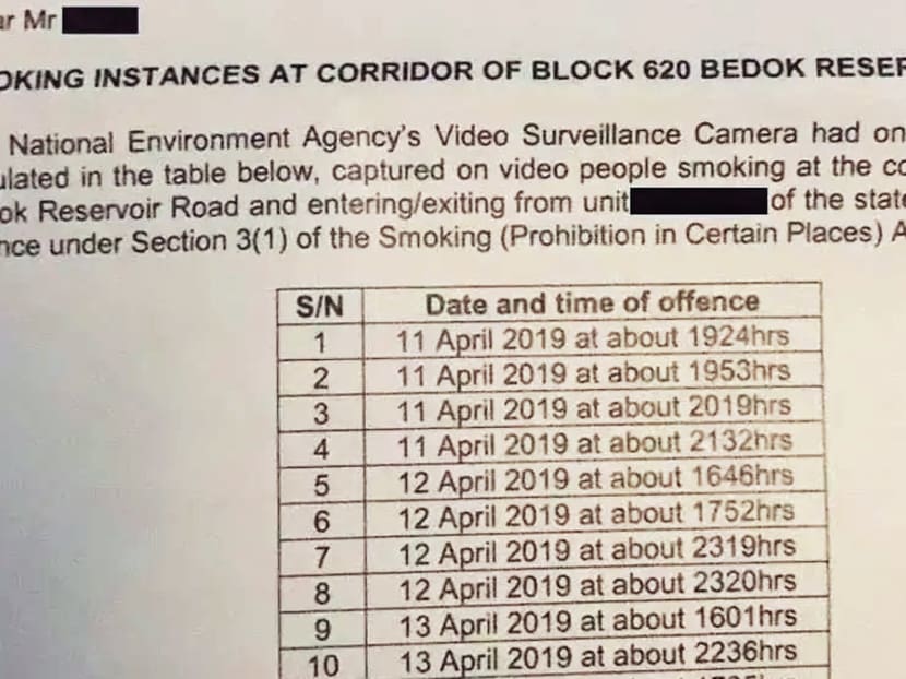 The NEA served a letter on June 6 to the occupant of a unit at Block 620 Bedok Reservoir Road, requesting assistance with ongoing investigations. The NEA served a letter on June 6 to the occupant of a unit at Block 620 Bedok Reservoir Road, requesting assistance with ongoing investigations.