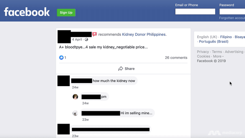 Kidney for sale: How organs can be bought via social media in the Philippines Kidney for sale: How organs can be bought via social media in the Philippines