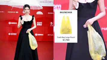 Chinese Actress Zhang Jingyi Walked Red Carpet With Plastic Bag & Everyone Thought It Was A S$2.4K Bag