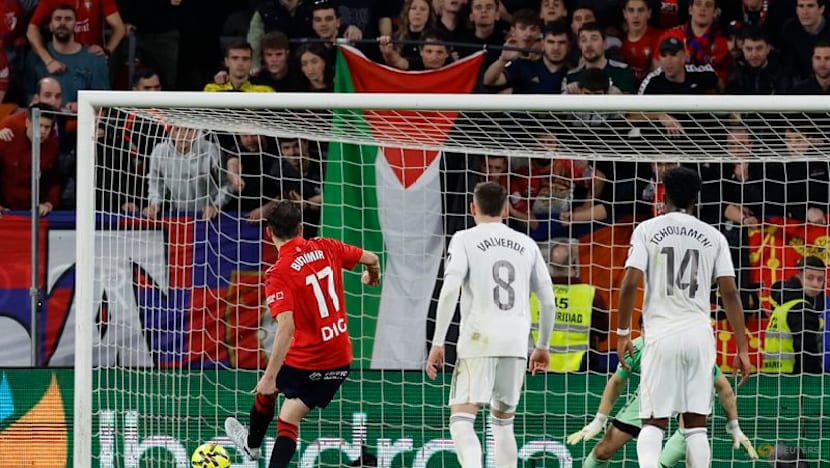 Osasuna stun Real Madrid 2-1 to blow LaLiga title race open