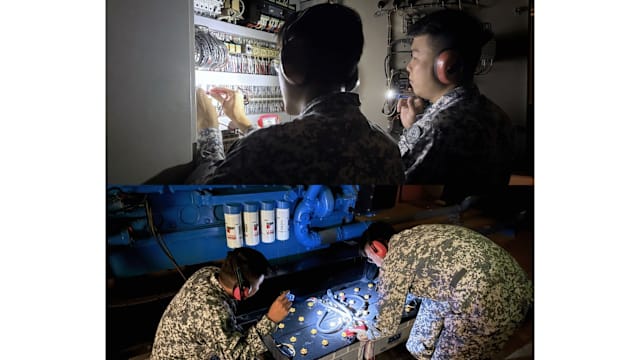 今天是全面防卫日  新加坡海军强化应变能力