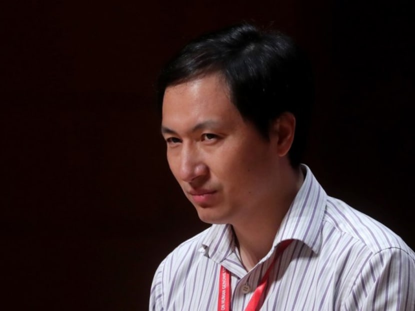 He Jiankui during his last public appearance in Hong Kong last Wednesday (Nov 28).