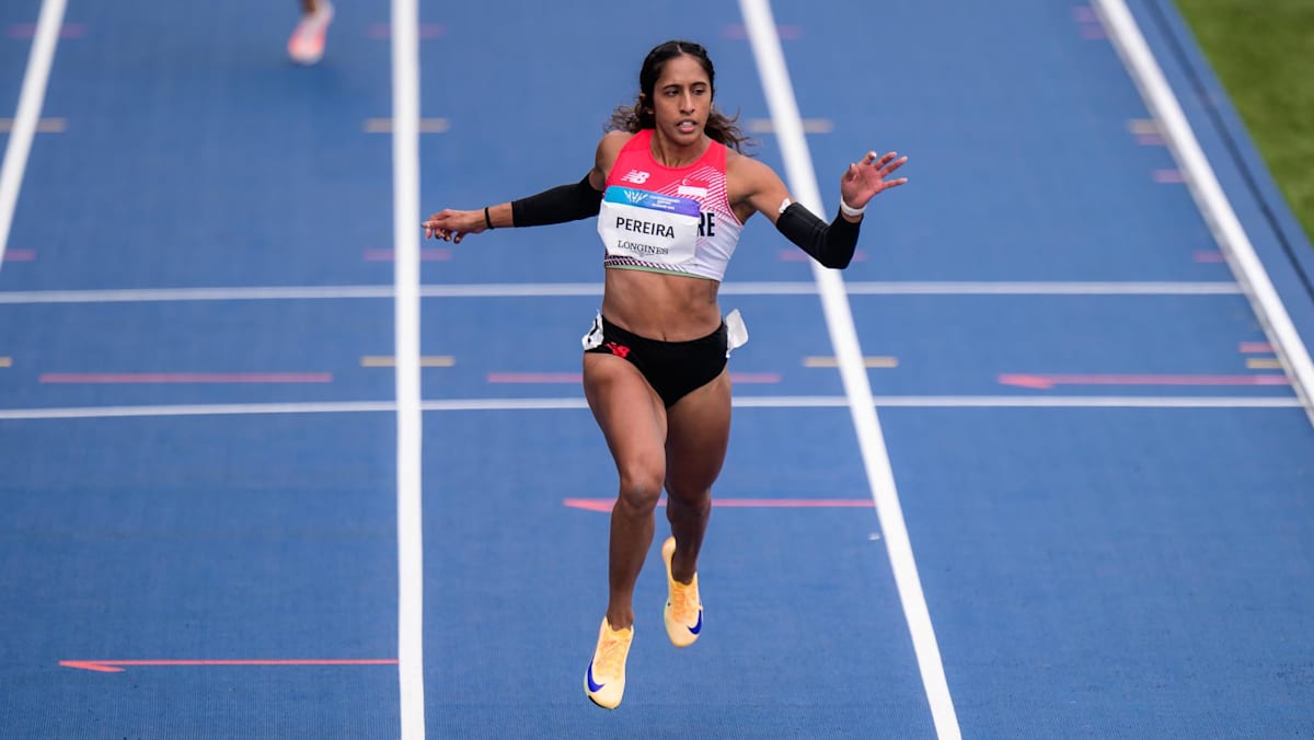 Shanti Pereira clocks season's best, books 200m semi-finals spot at Glasgow Commonwealth Games