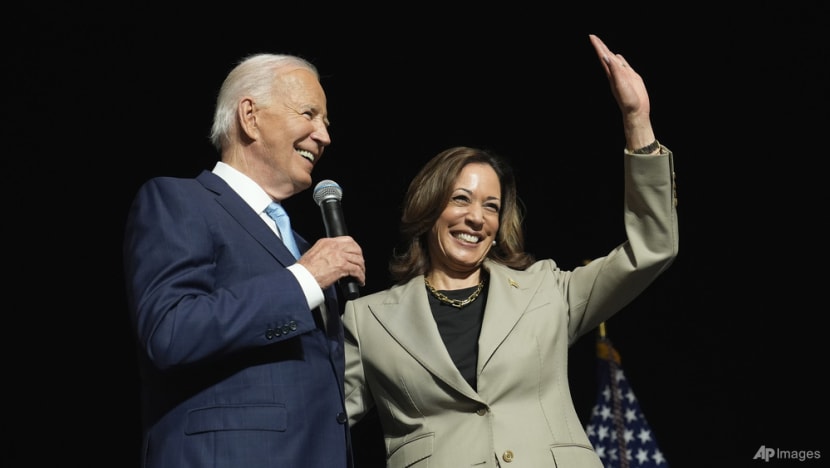 Energised Biden, Harris tout party unity in joint appearance Energised Biden, Harris tout party unity in joint appearance