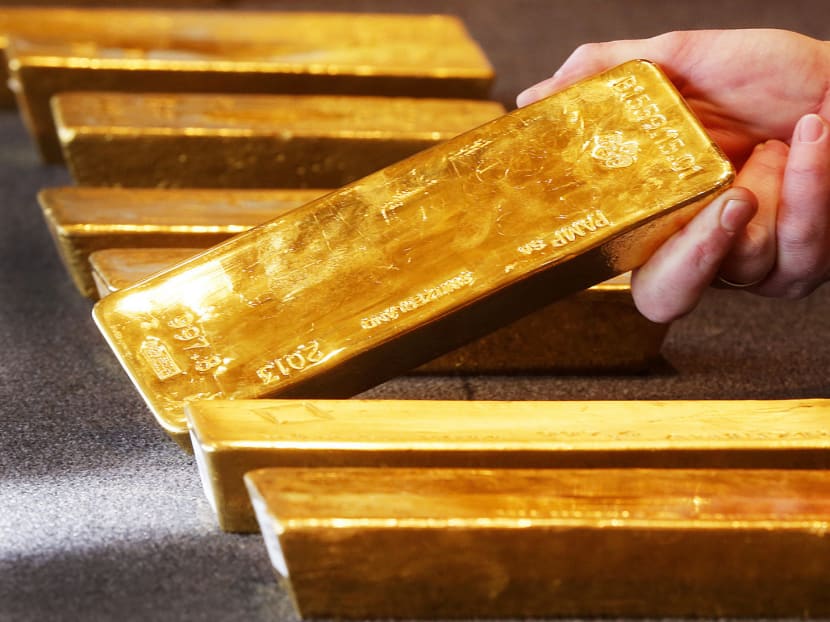 Various gold bars. Photo: AP