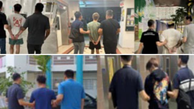 涉在本地进行非法电信活动为骗局提供便利 五名男子被捕